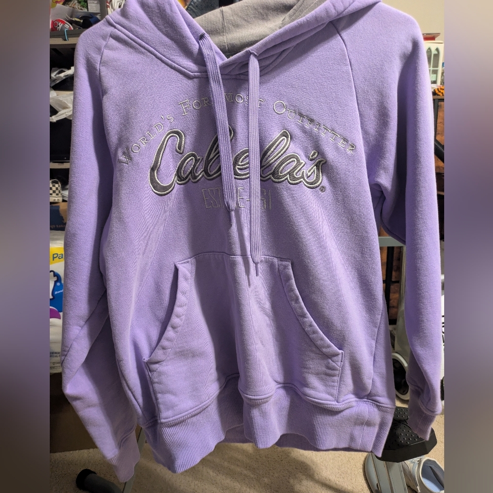 Cabela's Women's Hoodie Purple Size S